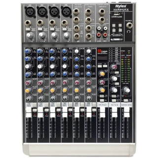 【Hylex】HVR-802FX 類比混音器/mixer(內置British EQ/極低噪訊麥克風前置放大)