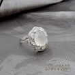 【Selene】冰種白玉髓晶鑽戒指