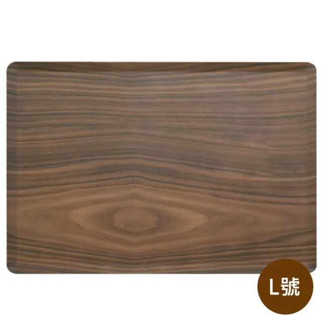 Color Home 木紋防滑托盤 餐盤 L號 深木紋 Momo購物網