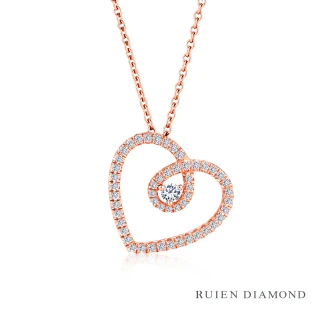【RUIEN DIAMOND 瑞恩鑽石】輕珠寶系列 48分 鑽石項鍊(18K金)
