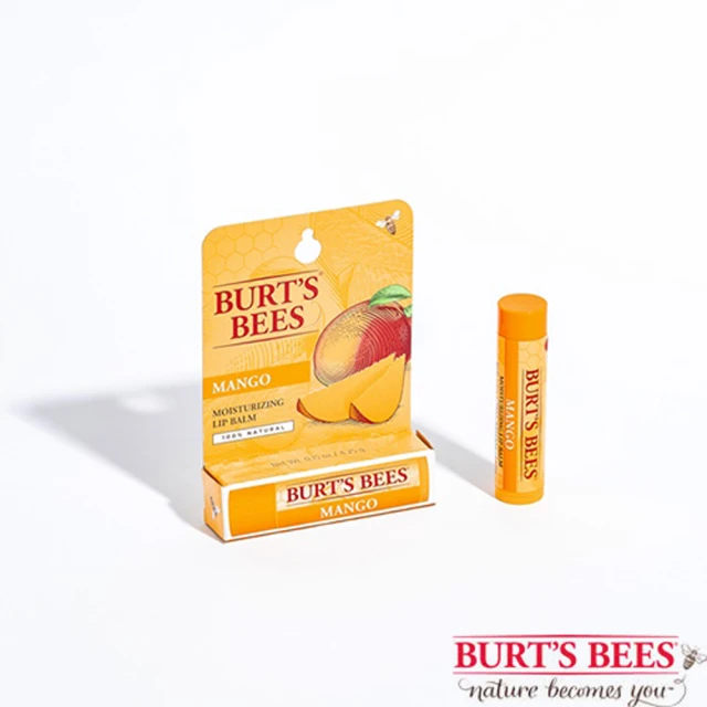 【BURT’S BEES】小蜜蜂芒果護唇膏2入(護唇膏/蜜蜂爺爺/天然有機/小蜜蜂/天然/)