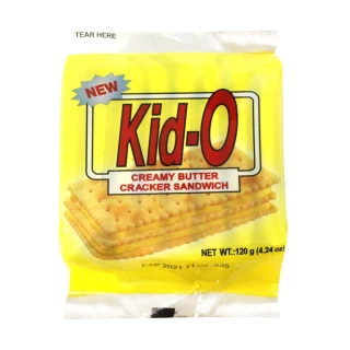 【即期品 Kid-O日清】三明治餅乾120g-三款口味任選(奶油2022/1/4/檸檬2021/12/07巧克力)