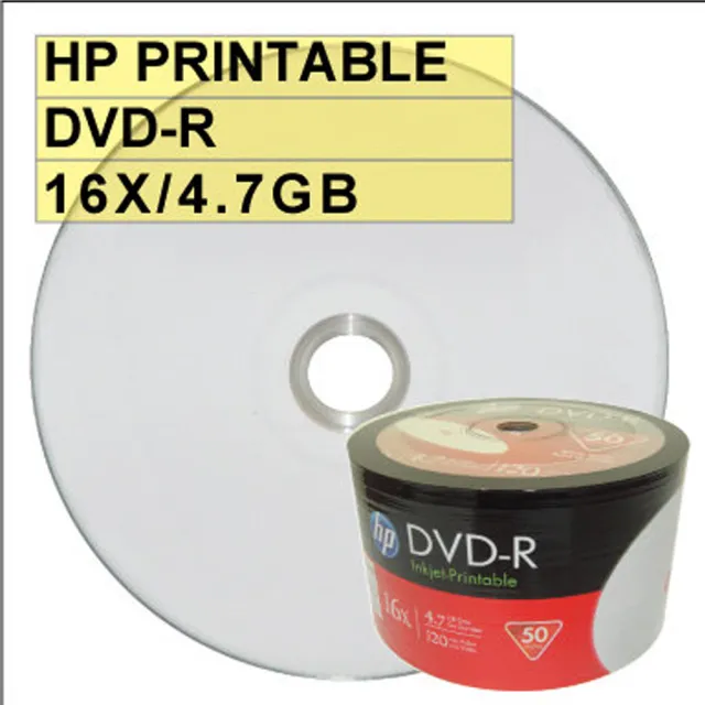 Hp 惠普 Hp Printable Dvd R 16x 4 7g 可列印空白光碟片 100片 Momo購物網