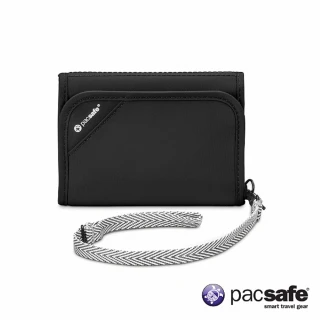 【Pacsafe】RFIDSAFE V125 防盜三折式錢夾(黑色)