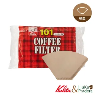 【Kalita】NK101 無漂白濾紙 100入(咖啡濾紙)