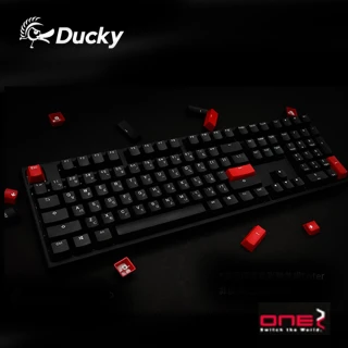 【Ducky】One2 Phantom Black 魅影黑二色 機械式鍵盤 青軸 中文 PBT