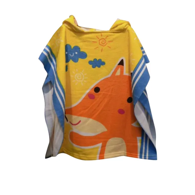 【Baby童衣】任選 兒童 卡通人物造型浴巾浴袍 88137(小狐狸)