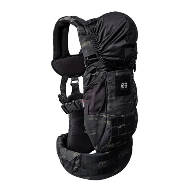 【Quokkajoy】美國 2.0版卡其迷彩Multicam 減壓舒適嬰兒背巾 Baby carrier(背帶 揹襟 多功能 戶外 時尚)