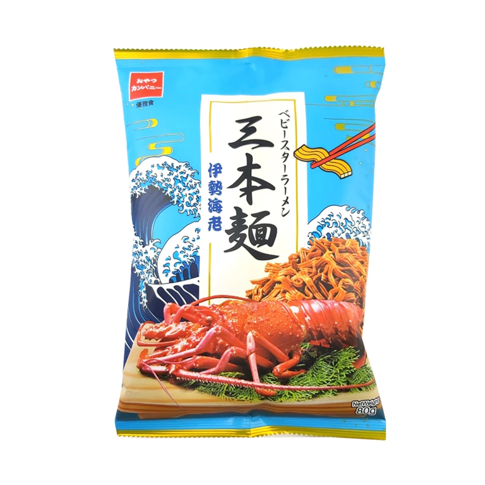 Oyatsu 優雅食 三本麵 伊勢海老口味 80g Momo購物網