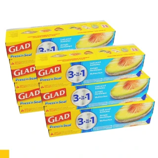 【GLAD Pressn Seal】保鮮膜 6入組(強力保鮮膜)
