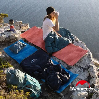 【Naturehike】單人加厚耐壓蛋巢型折疊防潮墊 睡墊(3色任選)