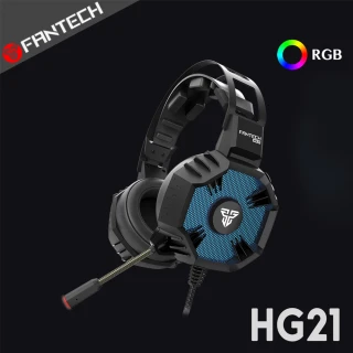 【FANTECH】USB 7.1聲道RGB電競耳罩式耳機(HG21)