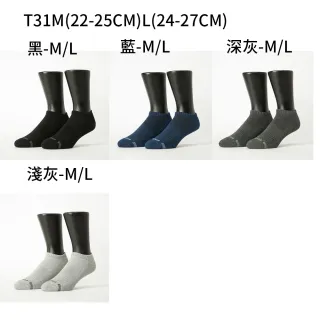 【Footer除臭襪】局部厚底運動氣墊襪-男/女款3雙(T109L/T115/T31L/T109M/T31M)