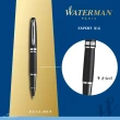 【WATERMAN】權威系列 霧黑白夾 鋼珠筆(時尚經營)