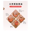 【EDISH】櫻花變色玻璃泡茶杯400ml(超值2入)