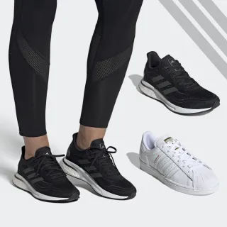 【adidas 愛迪達】SUPERSTAR W/SUPERNOVA W 休閒鞋 慢跑鞋 女 2款(FX1203&EG5420)