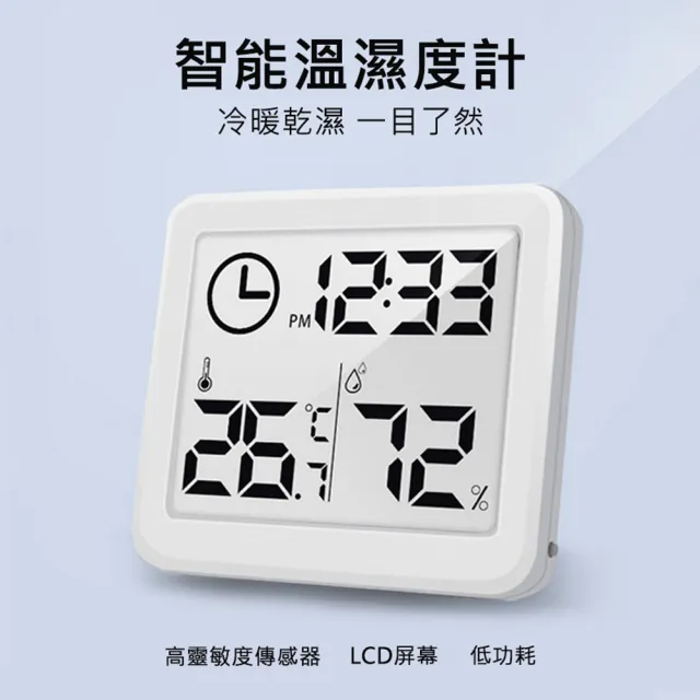 【聆翔】多功能自動檢測溫濕度計(溫濕監控