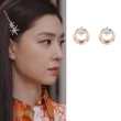 【HaNA 梨花】韓國愛的迫降第4集徐丹小鑽圈玫瑰耳環
