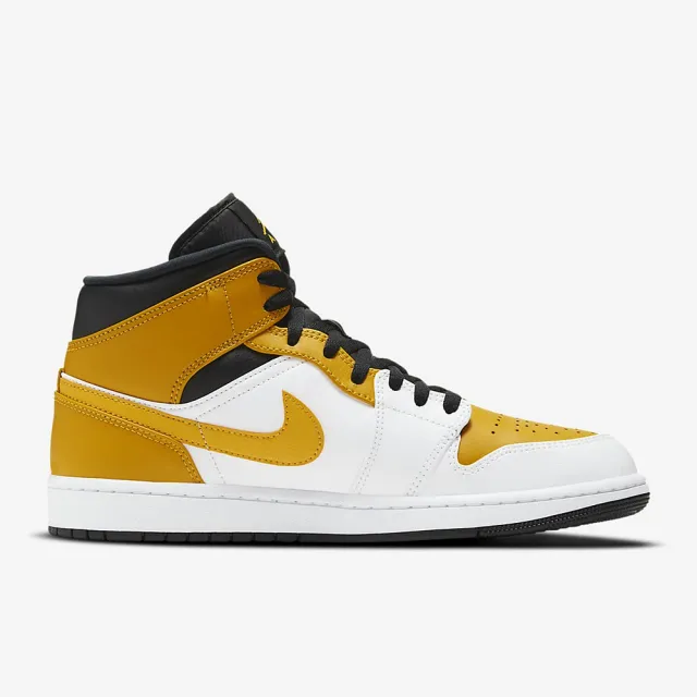 air jordan 1 mid university gold black