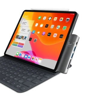 【Innowatt】DOCK C 多功能充電傳輸集線器 iW61C for iPad Pro & Mac(為New iPad Pro而生的6合1轉接器)