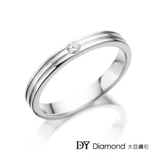 【DY Diamond 大亞鑽石】18K金  0.04克拉 經典女戒