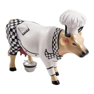 【Fubon Art 富邦藝術】CowParade藝術牛：頂尖主廚(禮品 擺飾 擺件)
