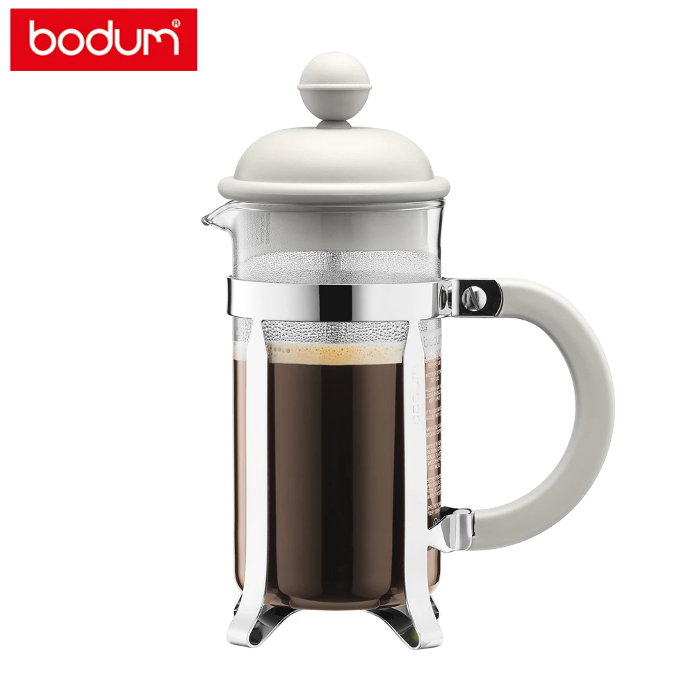 【Bodum】CAFFETTIERA 法式濾壓壺350cc-米白