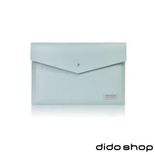 【Didoshop】15吋 信封橫式質感皮革筆電保護套 避震袋(DH236)