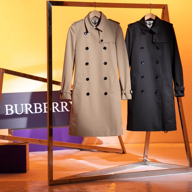 英國burberry經典長版風衣外套 Momo購物網