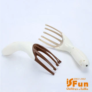 【iSFun】爪型梳子USB電動頭部護理按摩器(隨機色)