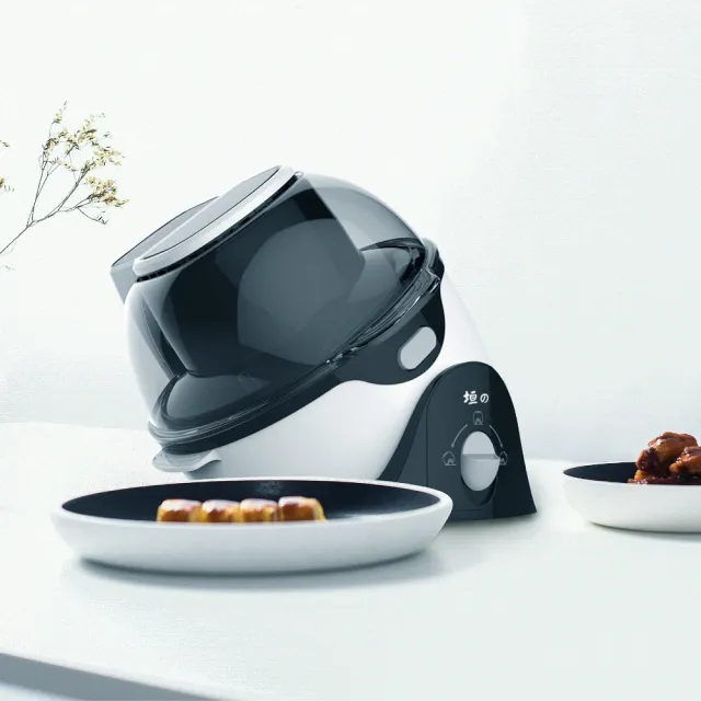 全球爆賣日本球型旋轉翻炒神級氣炸鍋 Momo購物網