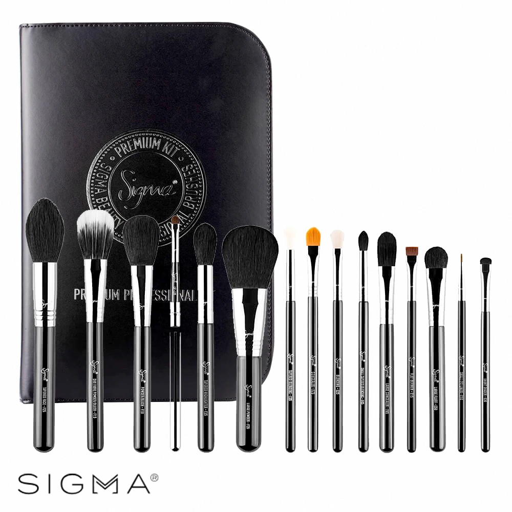 【Sigma】超值15件刷具組+專屬收納包 Premium Brush Kit(原廠公司貨)