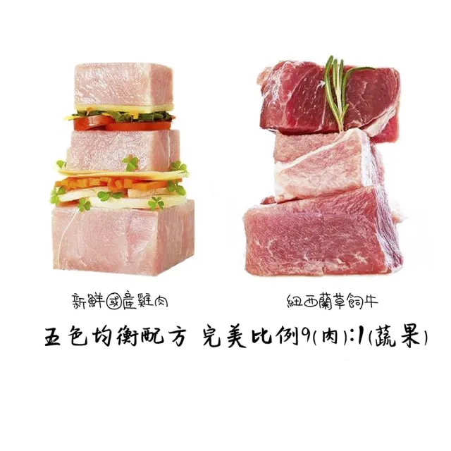 【肯麥斯caninestar】五色香Q薄片營養代餐5件組(牛肉口味)