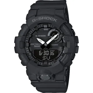 【CASIO 卡西歐】G-SHOCK 藍芽運動手錶(GBA-800-1A)