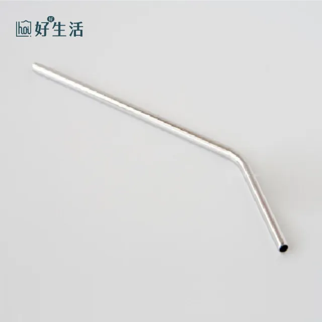 【hoi! 好好生活】316不鏽鋼粗吸管彎20.5cm-1入