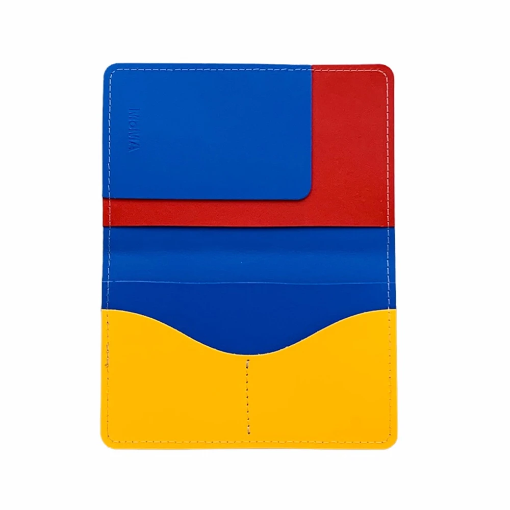 【Fubon Art 富邦藝術】MoMA美術館 再生皮革撞色護照套(文具 旅遊 配件)