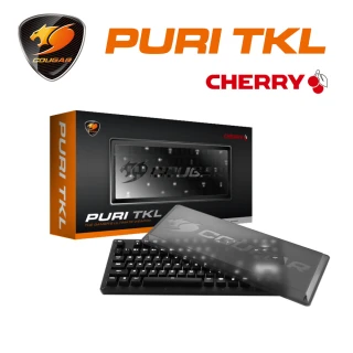 【COUGAR 美洲獅】PURI TKL 極速反應 機械式鍵盤(LED背光/Cherry MX 機械軸)