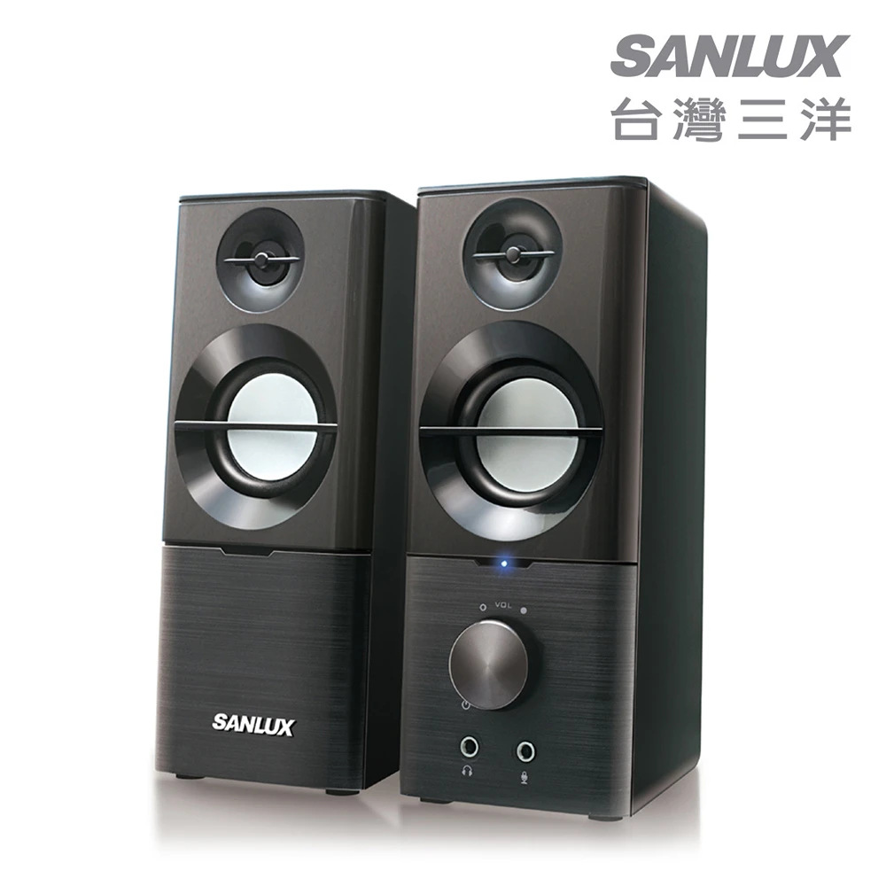 【SANLUX 台灣三洋】2.0聲道USB多媒體喇叭(SYSP-190)