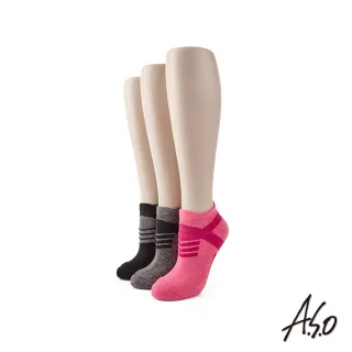 【A.S.O 阿瘦集團】足跟減壓襪 氣墊款(灰色)