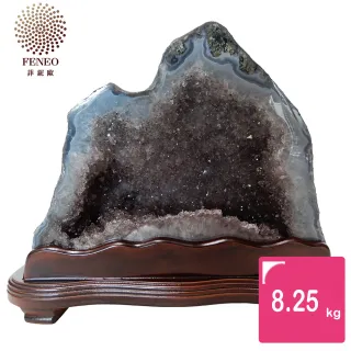 【菲鈮歐】開運招財天然巴西白水晶洞 8.25kg(SA-166)