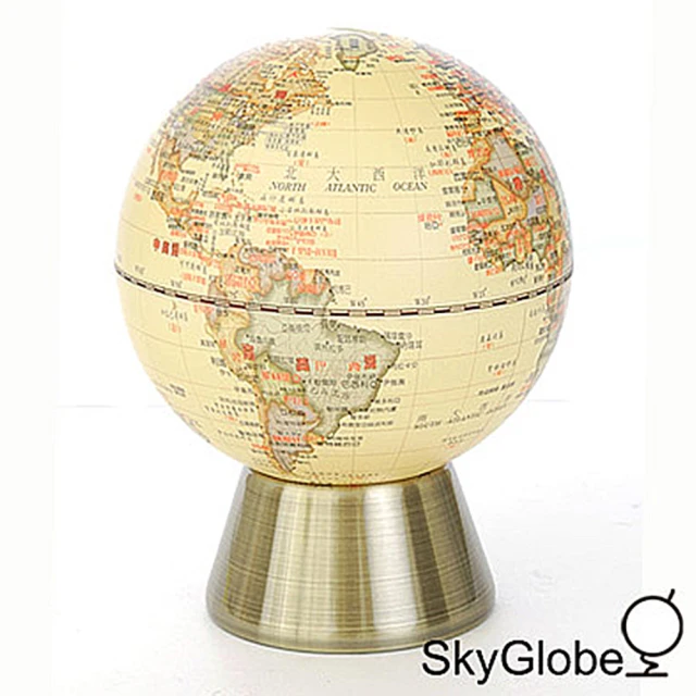 【SkyGlobe】5吋仿古地球儀存錢筒(中文版)