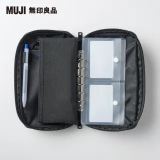 【MUJI 無印良品】護照夾用補充用透明內袋/附分隔內袋/1個/約20×10cm