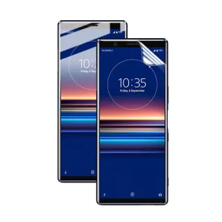 【kingkong】兩片裝 索尼 Sony Xperia 1 II  6.5吋 全屏滿版水凝膜 螢幕保護貼 高清版(貼合保護膜)