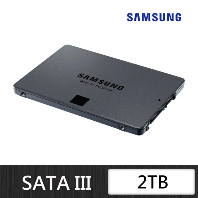 【SAMSUNG 三星】SAMSUNG 三星 870 QVO 2TB 2.5吋 SATAIII 固態硬碟(MZ-77Q2T0BW)