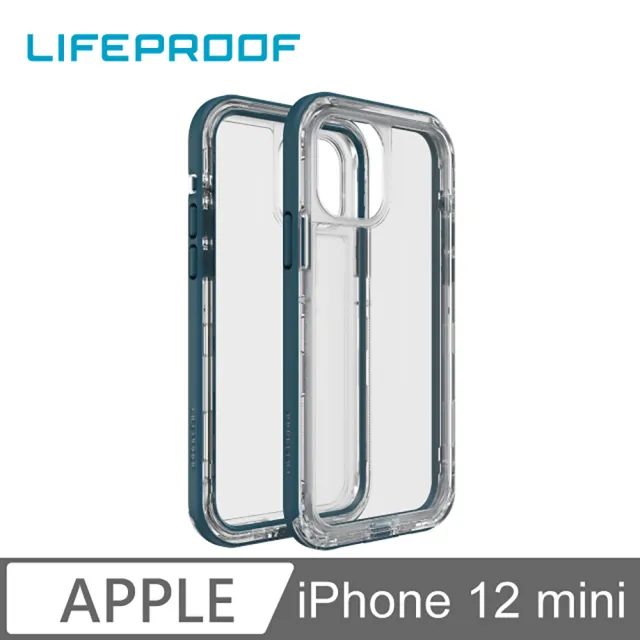 【LifeProof】iPhone 12 mini NEXT 防塵/防雪/防摔 三防功能 保護殼 手機殼(透藍)