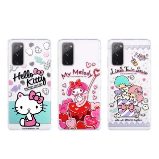 【SANRIO 三麗鷗】三星 Samsung Galaxy S20 FE 5G 氣墊空壓手機殼(贈送手機吊繩)
