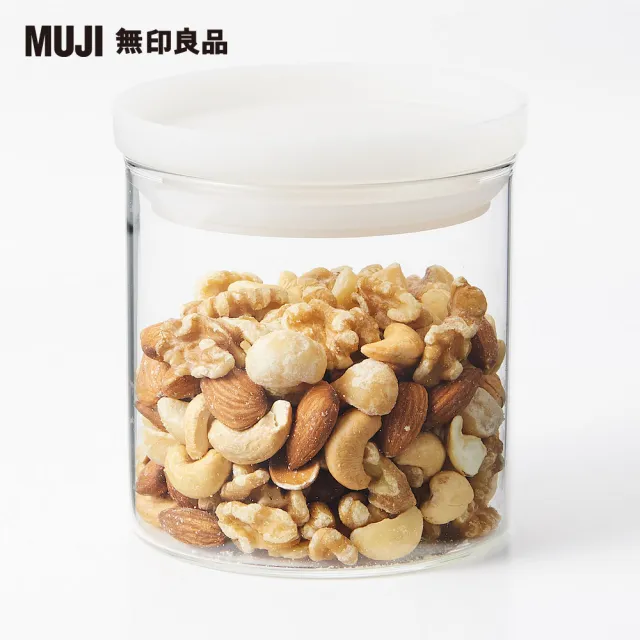 Muji 無印良品 耐熱玻璃圓形保存容器 500ml Momo購物網