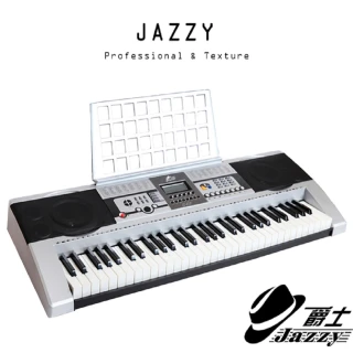 【JAZZY】JZ-612 61鍵初學基本款電子琴附琴袋(標準厚琴鍵、基本入門款)