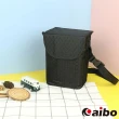 【aibo】牛津布黑 車用多功能 收納/垃圾桶(1.6L)