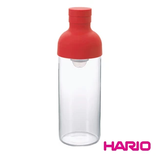 【HARIO】酒瓶紅色冷泡茶壺30 / FIB-30-R